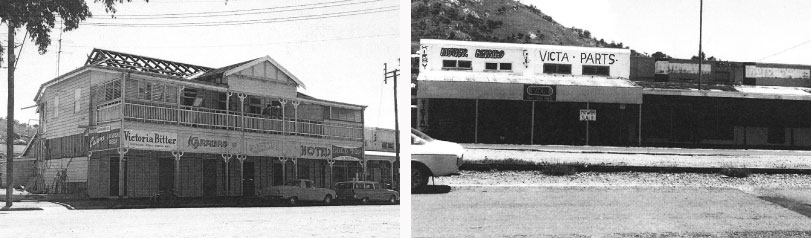Historical photos of the Lex Electrix Building at 17 Ingham Road, Townsville